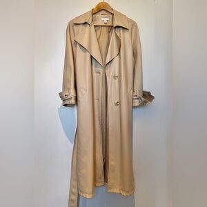 Topshop PETITE Cream PU Trench size 8